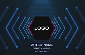 after effects - Hexagon Tunnel Template