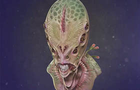 Udemy - Master Creature Design Techniques in Adobe Photoshop (Pro)