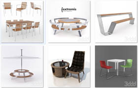 3ddd - desk & chair 桌椅套裝