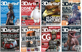 3D Artist 雜志2009-2015年合集72本