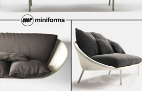 Miniforms LEM-x 3 seater sofa