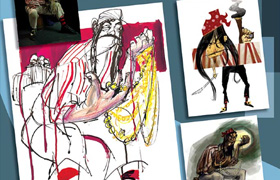 Force - Character Design from Life Drawing