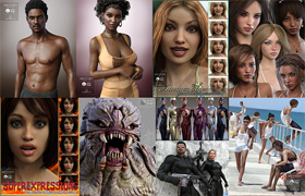Daz3d Poser 資源包