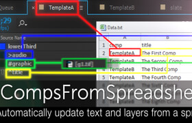Comps From Spreadsheet - AEscripts