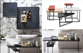 381 Torei Tables (Cassina) - 3D MODEL  ?