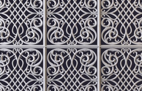 Decorative carved panel