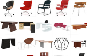 CGAxis Models Volume 80 Office Furniture II