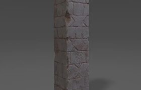 Texturing simple pillar 3ds max - Substance painter