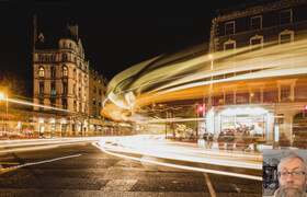 SkillShare - Edit Like a Pro 3 Light Trails on O'Connell Street Bridge