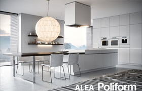 Kitchen Poliform Varenna Alea 3 (vray GGX, corona PBR)