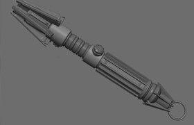 Gumroad - Sculpting a Sith Lightsaber in ZBrush