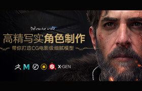 【正版】高級(jí)影視角色《流浪騎士》全流程制作中文教程