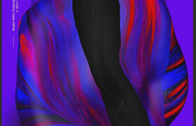 SkillShare - Baugasm? Series #8 - Design Abstract Textures and Poster with Acrylic Paint, Photoshop and Cinema 4D