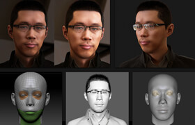 【正版】CG數字主播-Faceshift角色面部表情捕捉全流程制作