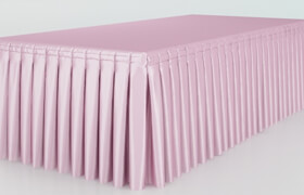 Tablecloth. Cocktail party skirt