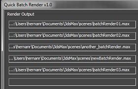 Quick Batch Render  Spline Dynamisc