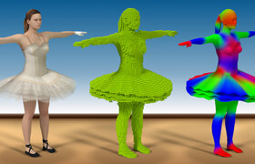 Voxel Heat Diffuse Skinning - Blender 體素熱擴散式蒙皮插件
