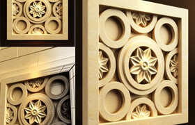 Palimanan Carving Ornament 08