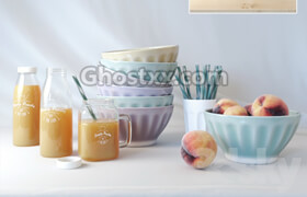 ?Decorative Set Peach