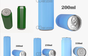 Cgtrader - Beverage cans 3D Model Collection