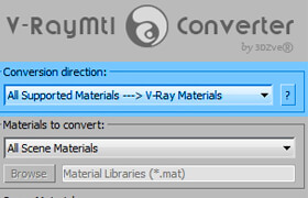 maxtools V-RayMtl Converter
