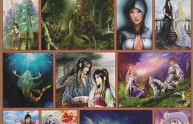 CG繪畫樂園 10位名家的私房插畫技法電子書