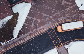 ActionVFX - Falling Snow Stock Footage Collection 75.2GB