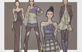 ?Lynda - Photoshop for Fashion Design - Rendering Techniques