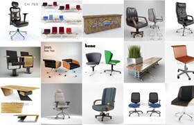 3ddd/3dsky Furniture Office furniture 辦公家具