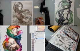 Artgerm（劉丕政）插畫設計1-7季
