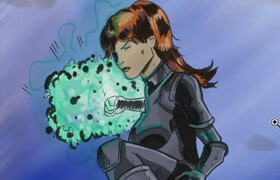 Skillshare - How to draw a comics character with a 3D software and Photoshop