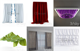 3dsky/3ddd Decoration Curtain 窗簾 P1