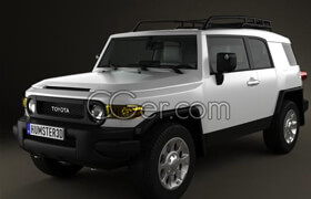 Hum3d - Toyota FJ Cruiser 2011 - Vray - 3D Model [max]
