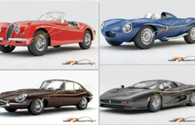 Jaguar 3d models cars old