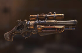 ?FlippedNormals - Steampunk Gun Game Asset in Blender Tutorial