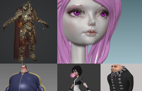 Libel Studios - Zbrush Unreal Engine 建模，游戲開發，室內漫游教程合集