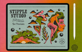?True Grit Texture Supply Stipple Studio for Procreate