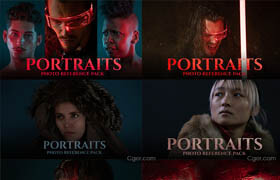 ArtStation - Satine Zillah - Portraits Photo Reference Pack - 參考照片