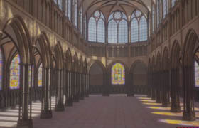 victory3d - 3D Game Environment Cathedral Creation