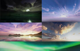 Liya Bohnat - Cartoon & Stylized HDRI sky - 材質