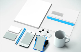 ADU - corporate stationary mockup