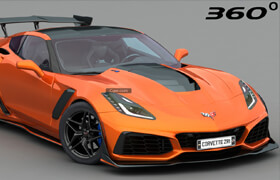 ?Turbosquid - Chevrolet Corvette ZR1 C7 2018 - 3D Model