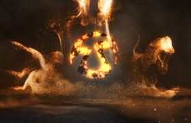 Motion array - Fire Explosion Logo 417663 - 視頻模板