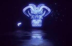 Motionarray - electric glossy logo reveal-576962 - 視頻模板