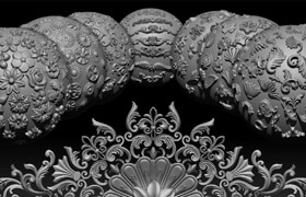 Maryam Faroqi - 150 Ornament Brush pack VOL01 - alpah筆刷