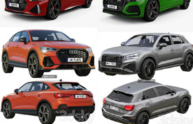 5款奧迪Audi汽車模型