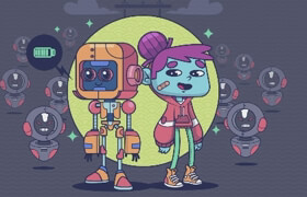 Crehana - Ilustración y Diseño de Personajes Vectoriales