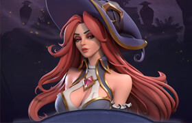 【正版】美式風格化卡通角色《厄運小姐》制作全流程