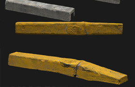 Cement Curbs 01 - 3dmodel