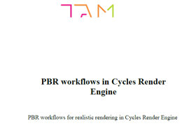 PBR workflows in Cycles Render Engine - book  ?